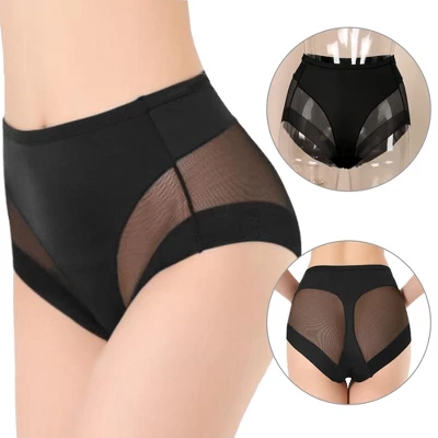 Agnes Orinda Women's Laser Cut Mesh Soft High Rise Brief Solid Stretchy Underwear 3 Agnes Orinda Women's Laser Cut Mesh Soft High Rise Brief Solid Stretchy Underwear