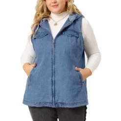 Agnes Orinda Women's Plus Size Hoodie Zipper Up Pocket Denim Sleeveless Jacket Vest 15 Agnes Orinda Women's Plus Size Hoodie Zipper Up Pocket Denim Sleeveless Jacket Vest -Agnes Orinda GUEST d9d46bc6 7f65 4cbd a8f6 4eb3379ba242