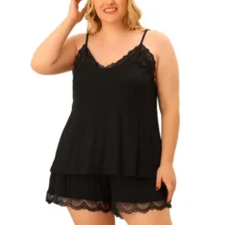 Agnes Orinda Plus Size Sleepwear For Women Pajamas Set Lingerie Lace Trim Shorts Nightwear 11 Agnes Orinda Plus Size Sleepwear For Women Pajamas Set Lingerie Lace Trim Shorts Nightwear -Agnes Orinda GUEST dc40461c c30d 4afb aef5 f94e4fd9ba3b