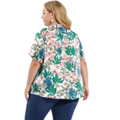 Agnes Orinda Women's Plus Size Shirts Turndown Collar Button Down Full Placket Short Sleeve Floral Summer Shirt 11 Agnes Orinda Women's Plus Size Shirts Turndown Collar Button Down Full Placket Short Sleeve Floral Summer Shirt -Agnes Orinda GUEST dc5cb10f 763e 4b15 b87e 4be6dbc8f87a