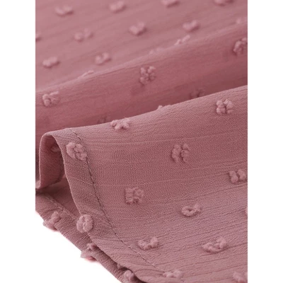 Agnes Orinda Women's Plus Cardigans Flare Sleeve High Low Elegant Swiss Dots Cardigan 7 Agnes Orinda Women's Plus Cardigans Flare Sleeve High Low Elegant Swiss Dots Cardigan - Image 5