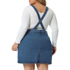 Agnes Orinda Women's Plus Size Suspender Adjustable Strap Cross Back Mini A-Line Denim Skirts 9 Agnes Orinda Women's Plus Size Suspender Adjustable Strap Cross Back Mini A-Line Denim Skirts -Agnes Orinda GUEST dd0ed130 dc9a 4a91 bc5c 60a22a07beee
