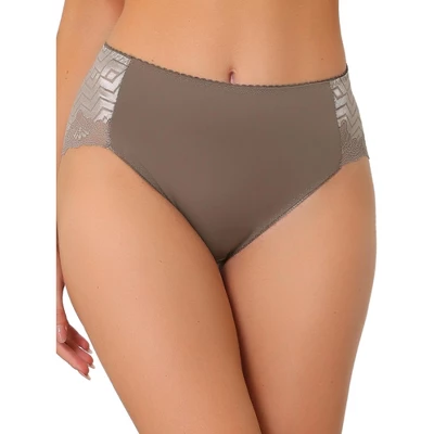 Agnes Orinda Women's Plus Size Panties Underwear Lace Breathable Mid Waist Stretch Briefs 10 Agnes Orinda Women's Plus Size Panties Underwear Lace Breathable Mid Waist Stretch Briefs - Image 8