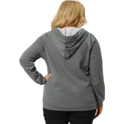 Agnes Orinda Women's Plus Size Pullover Hoodie Knit Long Sleeve Drawstring Work Hooded Sweatshirt -Agnes Orinda GUEST dfdb6508 305f 4e3e 81e0 66f76cc84c98