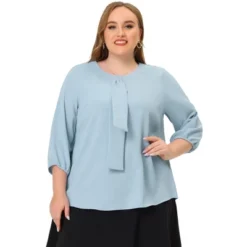 Agnes Orinda Women's Plus Size Work Round Neck Ruffle Chiffon Blouse Top 29 Agnes Orinda Women's Plus Size Work Round Neck Ruffle Chiffon Blouse Top -Agnes Orinda GUEST e179043f 3308 4fe6 abf5 7f6e12bee40b