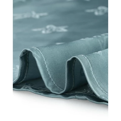 Agnes Orinda Women's Plus Size Satin Star Print Lace Trim Pajamas Nightgown 7 Agnes Orinda Women's Plus Size Satin Star Print Lace Trim Pajamas Nightgown - Image 5