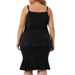 Agnes Orinda Women's Plus Size V Neck Wrap Peplum Sleeveless Ruffle Hem Camisole 9 Agnes Orinda Women's Plus Size V Neck Wrap Peplum Sleeveless Ruffle Hem Camisole -Agnes Orinda GUEST e3d8fb99 d0cb 4ed1 9485 e85338c6030a