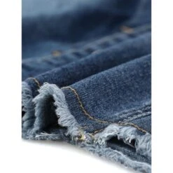 Agnes Orinda Women's Plus Size Button Up Frayed Hem Long Sleeve Casual Jean Jacket -Agnes Orinda GUEST e47b85f4 87fc 416c bf05 36f3c6057450