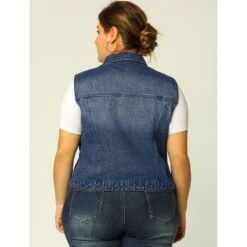 Agnes Orinda Women's Plus Size Buttons With Two Chest Flap Pockets Denim Vests 22 Agnes Orinda Women's Plus Size Buttons With Two Chest Flap Pockets Denim Vests -Agnes Orinda GUEST e64044f0 09a9 4f85 a637 74b99fe13296