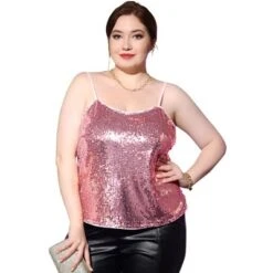 Agnes Orinda Plus Size Tops For Women Sequined Shining Camisole Club Party Sparkle Cami Top 15 Agnes Orinda Plus Size Tops For Women Sequined Shining Camisole Club Party Sparkle Cami Top -Agnes Orinda GUEST ecf1cfaf e73f 46f2 bb78 57b63969eae3