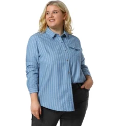 Agnes Orinda Women's Plus Size Business Casual Trendy Button Down Long Sleeve Fall Denim Shirts 15 Agnes Orinda Women's Plus Size Business Casual Trendy Button Down Long Sleeve Fall Denim Shirts -Agnes Orinda GUEST ecf676f7 0dd3 4b5a 9d92 d9e54d576069