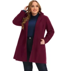 Agnes Orinda Women's Plus Size Elegant Single Breasted Detachable Hooded Trench Overcoats -Agnes Orinda GUEST ed60c9ba 017e 4f09 b744 5670ae99a3b3