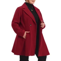 Agnes Orinda Women's Plus Size Elegant A Line Notched Lapel Double Breasted Pea Coats 11 Agnes Orinda Women's Plus Size Elegant A Line Notched Lapel Double Breasted Pea Coats -Agnes Orinda GUEST eeb75c5b 9f32 4b92 b07d b38c573c5949