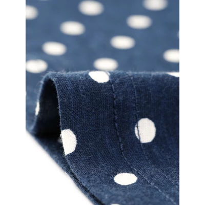 Agnes Orinda Plus Size Nightgown For Women Polka Dots V Neck Short Sleeve Nightdress 6 Agnes Orinda Plus Size Nightgown For Women Polka Dots V Neck Short Sleeve Nightdress - Image 4