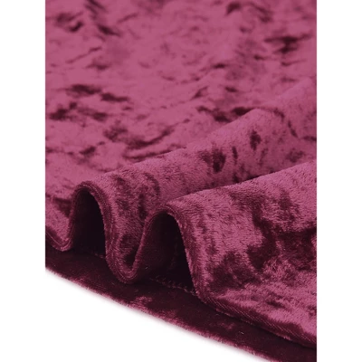 Agnes Orinda Women's Plus Size Velvet Adjustable Strap Peplum Camisole 6 Agnes Orinda Women's Plus Size Velvet Adjustable Strap Peplum Camisole - Image 4