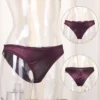 Agnes Orinda Women Plus Mid-Rise Frill Trim Elastic Waist Satin Bikini Purple Thong Large 1 Agnes Orinda Women Plus Mid-Rise Frill Trim Elastic Waist Satin Bikini Purple Thong Large -Agnes Orinda GUEST f0a6fb8c 1603 4ebf bb8b a28f33c06504 3