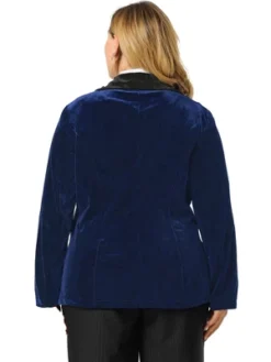 Agnes Orinda Women's Plus Size Winter Velvet Blazer Button Lapel Work Jacket 13 Agnes Orinda Women's Plus Size Winter Velvet Blazer Button Lapel Work Jacket -Agnes Orinda GUEST f1231d5f a2e9 4345 be48 a2a25aec9f65