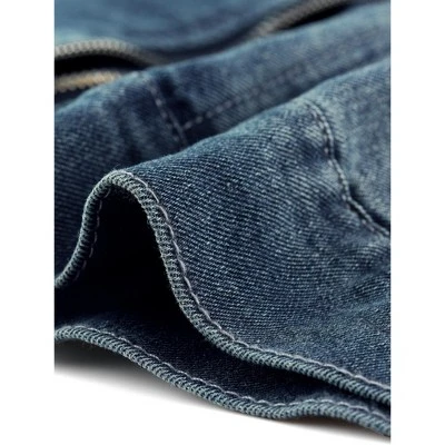 Agnes Orinda Women's Plus Size Zip Up Washed Denim Motorcycle Sleeveless Jean Vest 6 Agnes Orinda Women's Plus Size Zip Up Washed Denim Motorcycle Sleeveless Jean Vest - Image 4