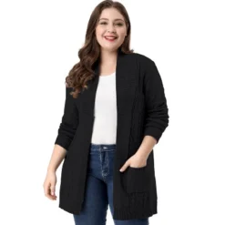 Agnes Orinda Women's Plus Size Winter Outerwear Open Front Knit Sweater Cardigan 19 Agnes Orinda Women's Plus Size Winter Outerwear Open Front Knit Sweater Cardigan -Agnes Orinda GUEST f6a86a1a 11eb 47ff bae8 41ac35927ea5