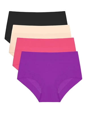 Agnes Orinda Women's 4 Pack Briefs Underwear Soft Breathable Hipster Panties 7 Agnes Orinda Women's 4 Pack Briefs Underwear Soft Breathable Hipster Panties - Image 5