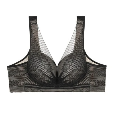 Agnes Orinda Women Plus Full Coverage Soft Cup Push-Up Lace Wireless Bras Lingerie 6 Agnes Orinda Women Plus Full Coverage Soft Cup Push-Up Lace Wireless Bras Lingerie - Image 4