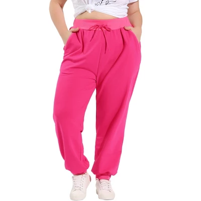 Agnes Orinda Women Plus Size Drawstring Waist Contrast Color Jogger Pants 10 Agnes Orinda Women Plus Size Drawstring Waist Contrast Color Jogger Pants - Image 8