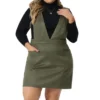 Agnes Orinda Women's Plus Size V Neck Sleeveless Faux Suede Pockets Pinafore Overall Mini Skirts 1 Agnes Orinda Women's Plus Size V Neck Sleeveless Faux Suede Pockets Pinafore Overall Mini Skirts -Agnes Orinda GUEST fa1db2e6 ba1a 4711 9258 9c222a0fbdcf