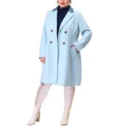 Agnes Orinda Women's Plus Size Fashion Notched Lapel Double Breasted Pea Coat 21 Agnes Orinda Women's Plus Size Fashion Notched Lapel Double Breasted Pea Coat -Agnes Orinda GUEST fbc7bb37 2258 4105 a308 d1d545bdb0b5