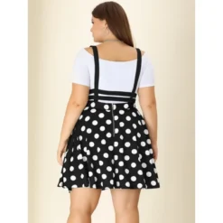 Agnes Orinda Plus Size Suspender Skirt For Women Detachable Strap A-Line Polka Dots Skirts 9 Agnes Orinda Plus Size Suspender Skirt For Women Detachable Strap A-Line Polka Dots Skirts -Agnes Orinda GUEST fc227376 c7cb 4afb 97f5 5f35eff7ed5e