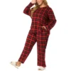 Agnes Orinda Women's Plus Size Nightgown Pajama Sets Buffalo Plaid Check Side Pocket Elastic Waist Relaxed Fit Sleepwear Pajamas 2 Agnes Orinda Women's Plus Size Nightgown Pajama Sets Buffalo Plaid Check Side Pocket Elastic Waist Relaxed Fit Sleepwear Pajamas -Agnes Orinda GUEST fc2874fa bbdb 4777 bb45 d4c6939f71bd