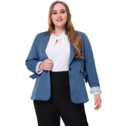 Agnes Orinda Women's Plus Size Work Fashion Notched Lapel Formal Blazer 21 Agnes Orinda Women's Plus Size Work Fashion Notched Lapel Formal Blazer -Agnes Orinda GUEST ffeac459 85ad 4263 adb7 0cff63d10eab